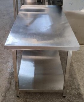 Τραπέζι Εργασίας Ανοξείδωτο 150x70x73Cm Μεταχειρισμένο